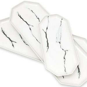 NEW! Marble Serving Platter Set